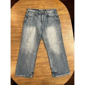 BKE BUCKLE DENIM  SETH STRAIGHT LOOSE JEANS 38S